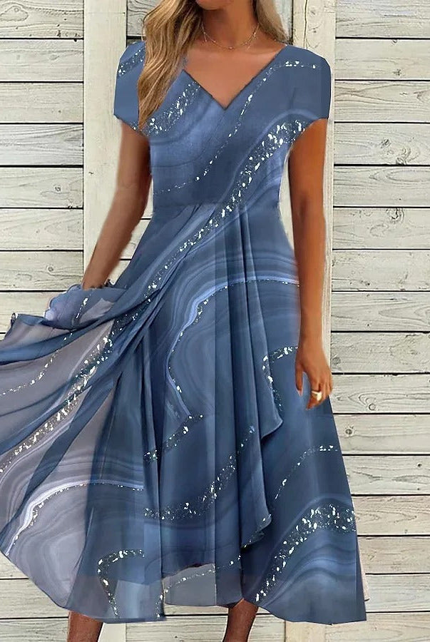 Jessy | V-Neck Midi Dress