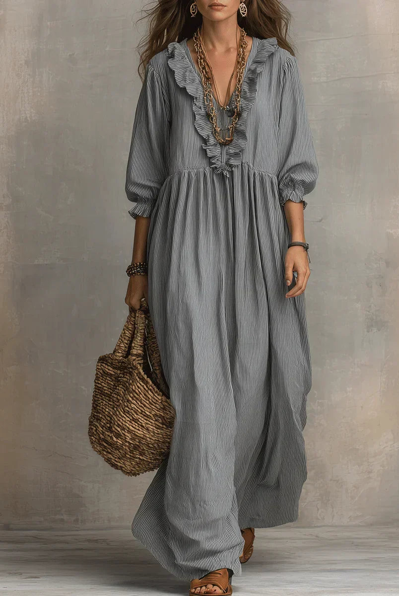 Jess | Boho Long Sleeve Maxi Dress