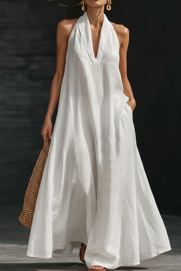 Haley | Halter Maxi Dress