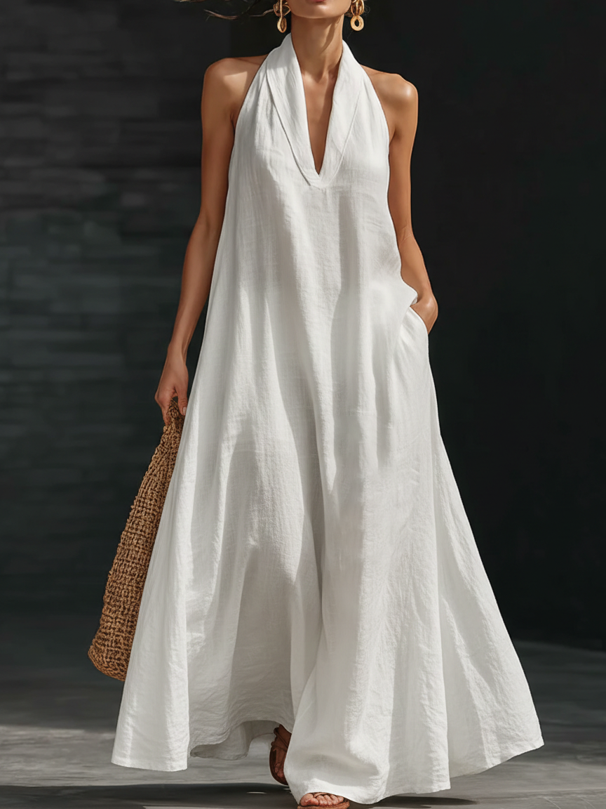 Haley | Halter Maxi Dress