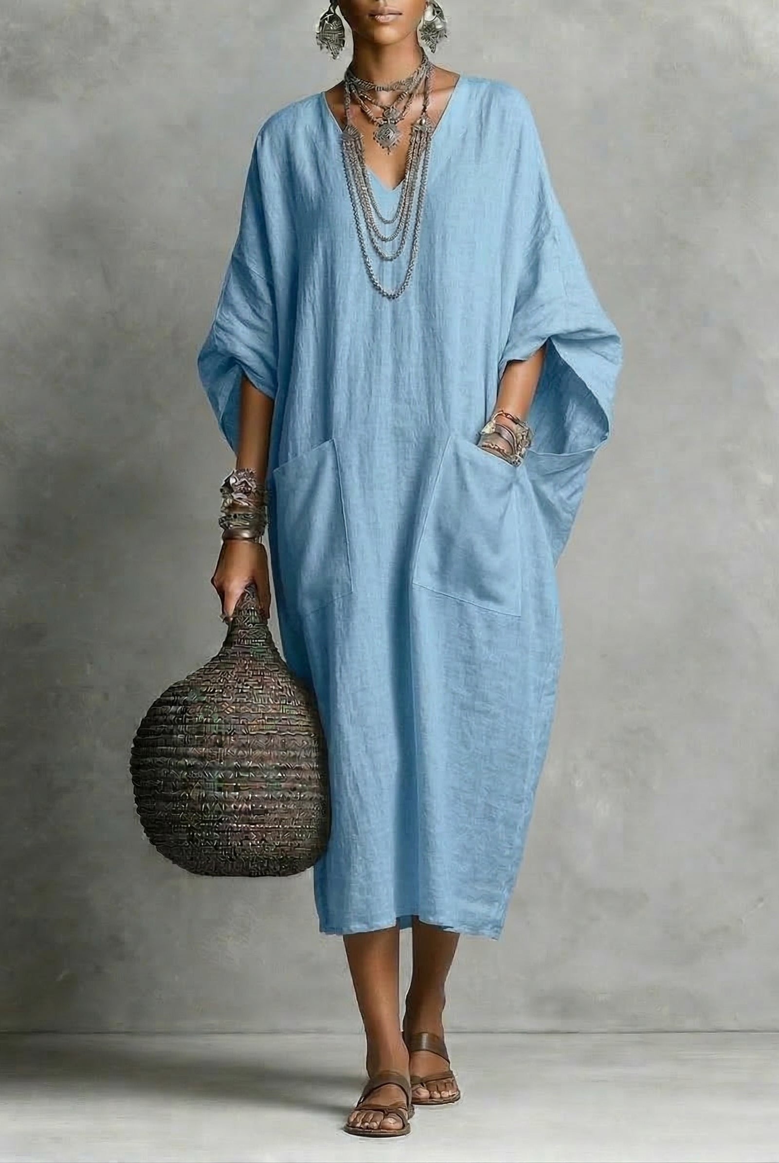 Dania | Relaxed Kaftan Maxi Dress