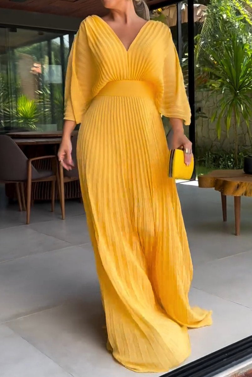 Juana | Floating Ribbed Maxi Dress