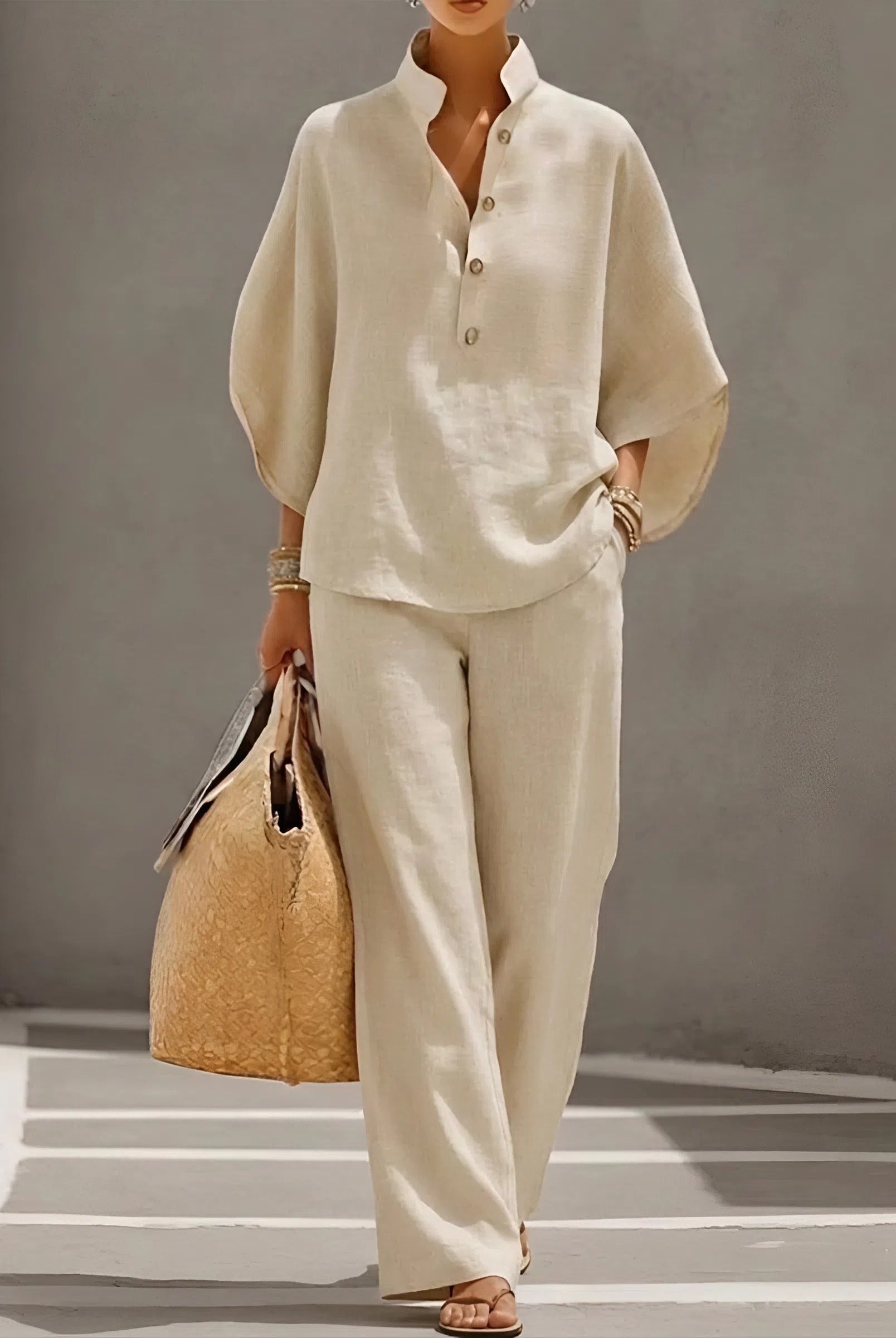 Isela | Linen Two-Piece Set