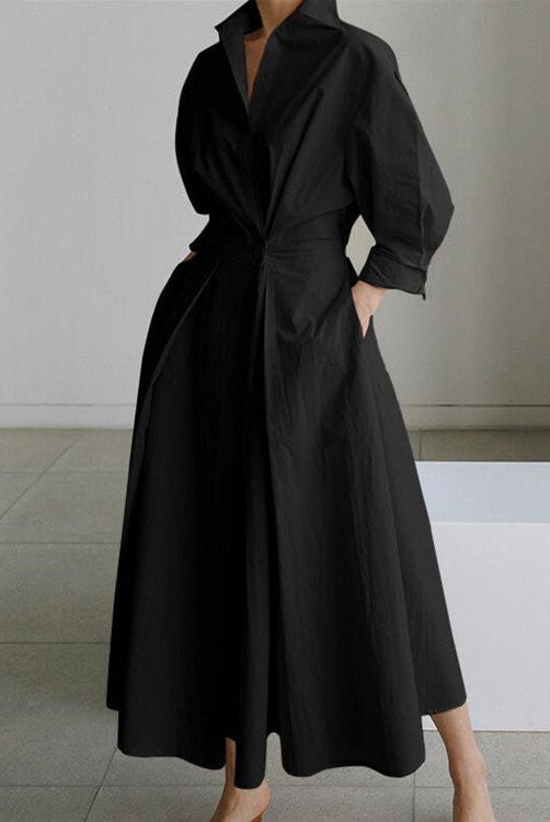 Tania | Elegant Spring Shirt Dress
