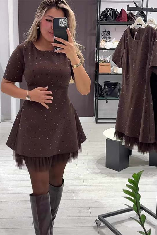 Gayle | Spark Lace Mini Dress