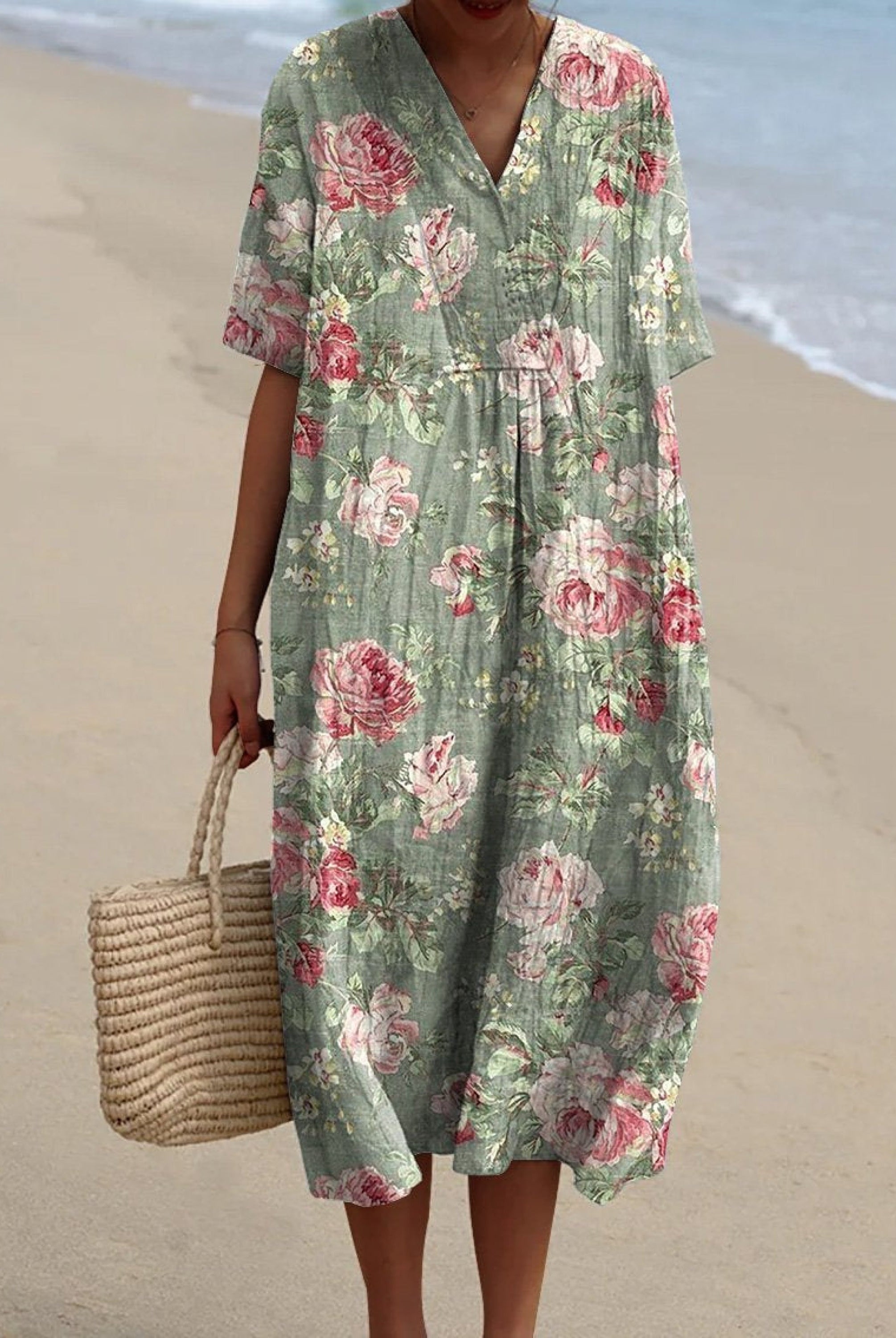Christi | Vintage Floral Dress