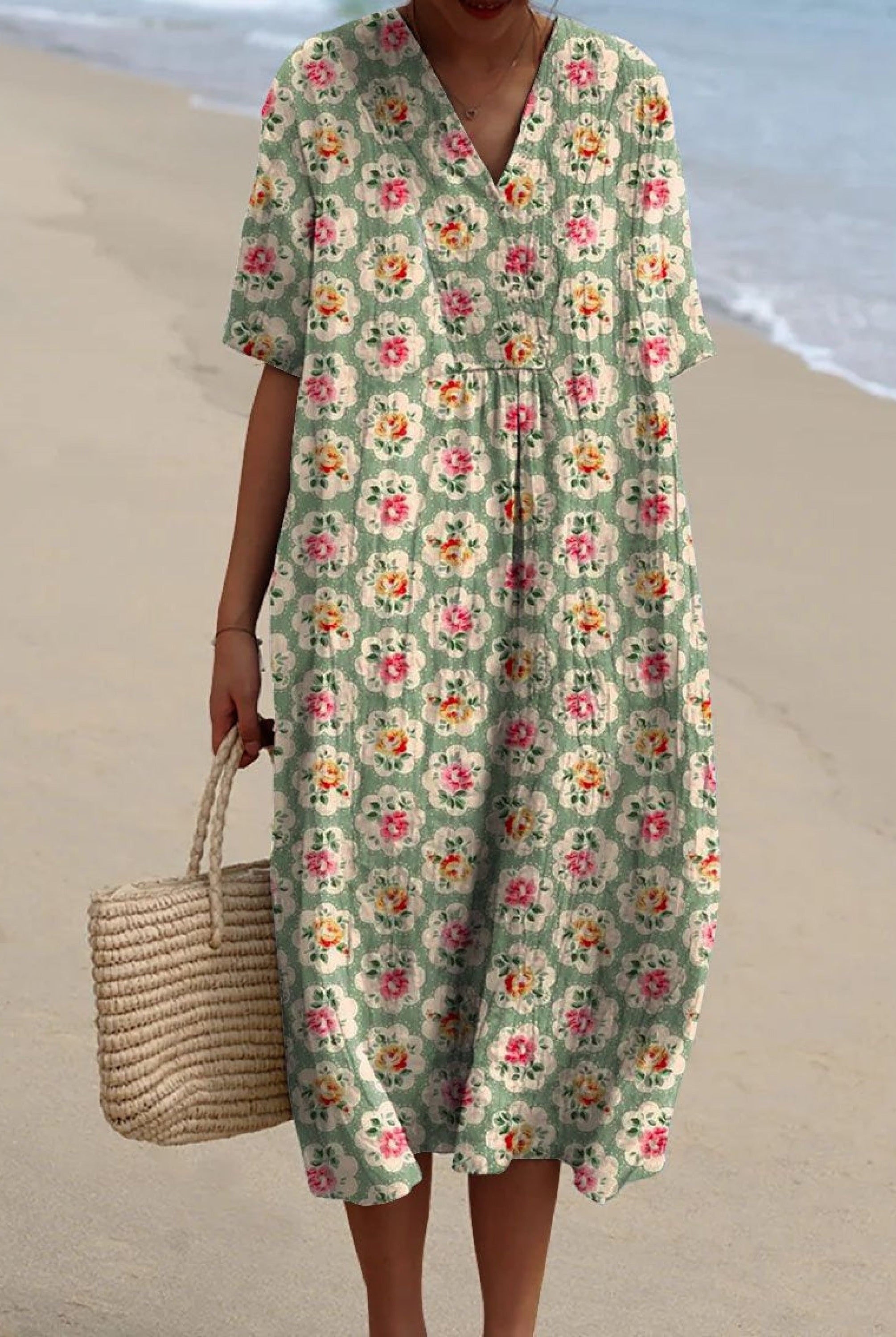 Alejandra | Vintage Floral Dress