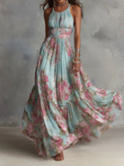 Pretty | Soft Floral Chiffon Maxi