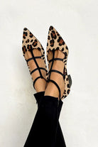 Mayra | Leopard Strap Ballet Heels