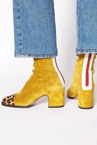 Gabriela | Heel Ankle Boot with Sporty Details