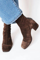 Aileen | Square Toe Heeled Boots