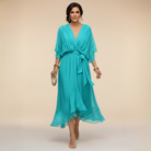 Angeles | Effortlessly Flattering Dress-Sky Blue
