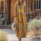 Jeanette | Vintage-Inspired Long Sleeve Casual Dress