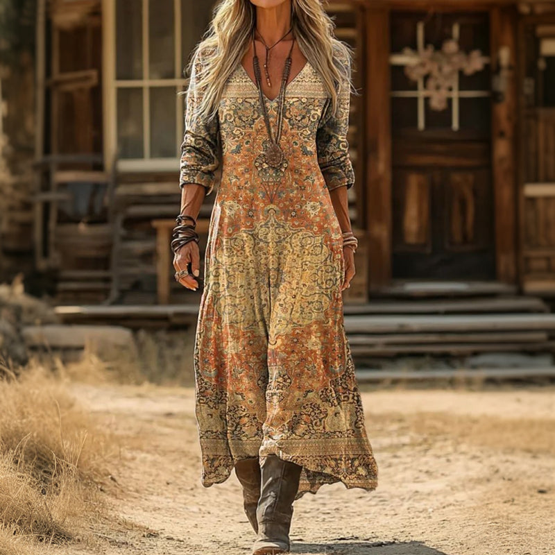Jessy | Vintage-Inspired Long Sleeve Casual Dress
