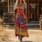 Angelique | Vintage-Inspired Long Sleeve Casual Dress