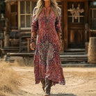 Priyanka | Vintage-Inspired Long Sleeve Casual Dress