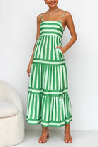 Erica | Color Block Maxi Dress