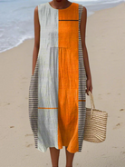 Bernice | Color Block Midi Dress