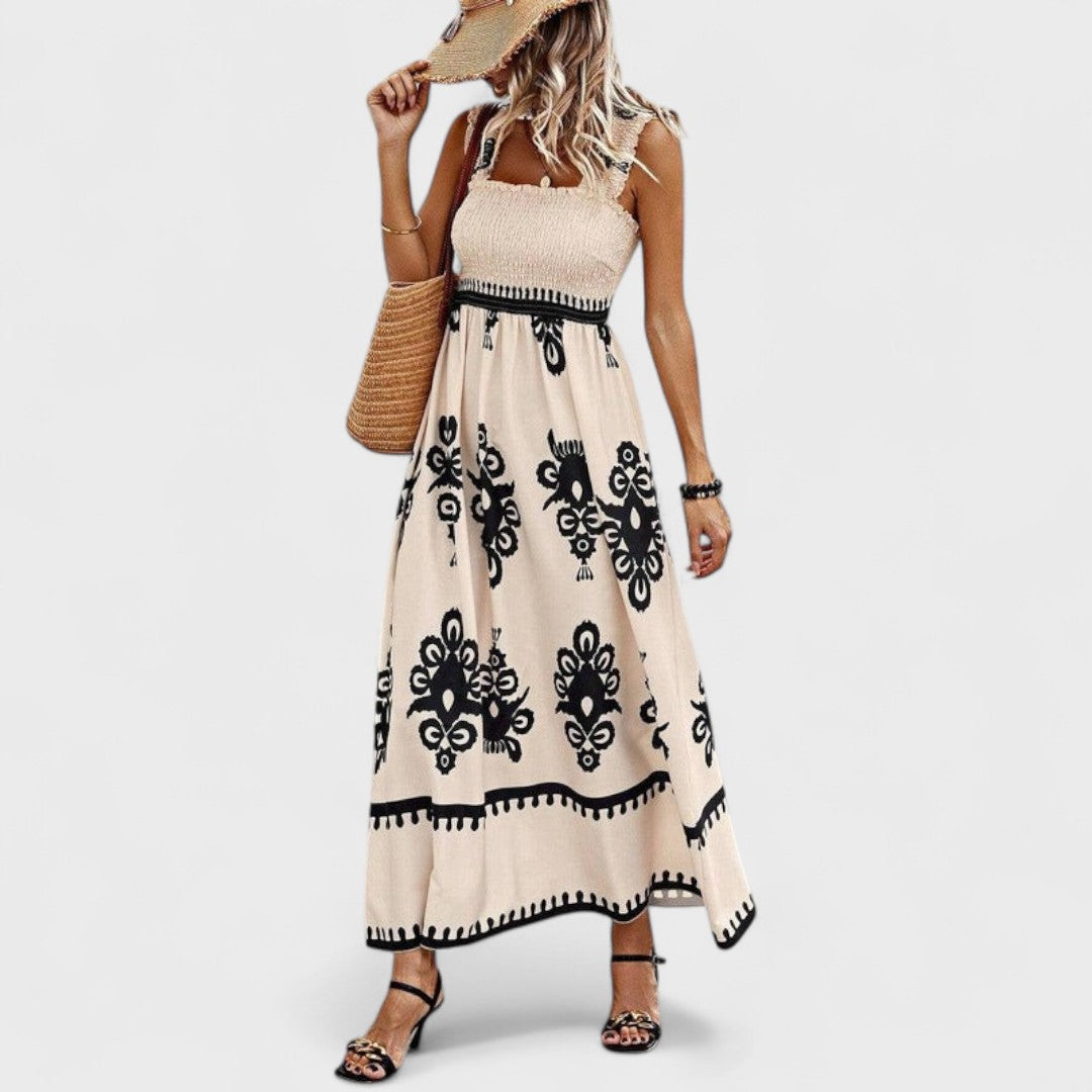 Cristy | Handmade Dress with Handcrafted Embroidery