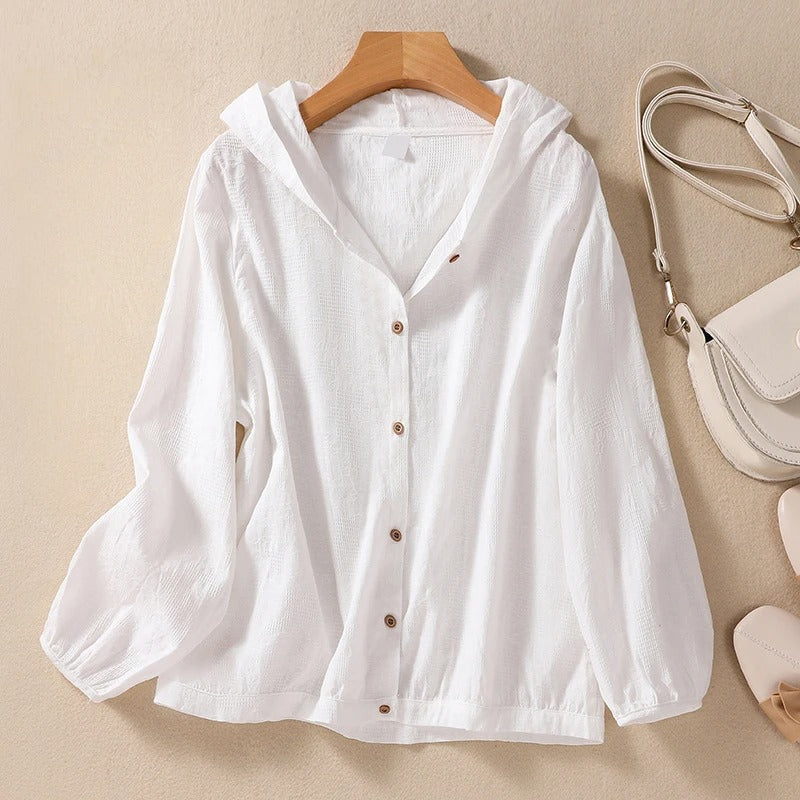 Kari | Relaxed Hooded Shirt