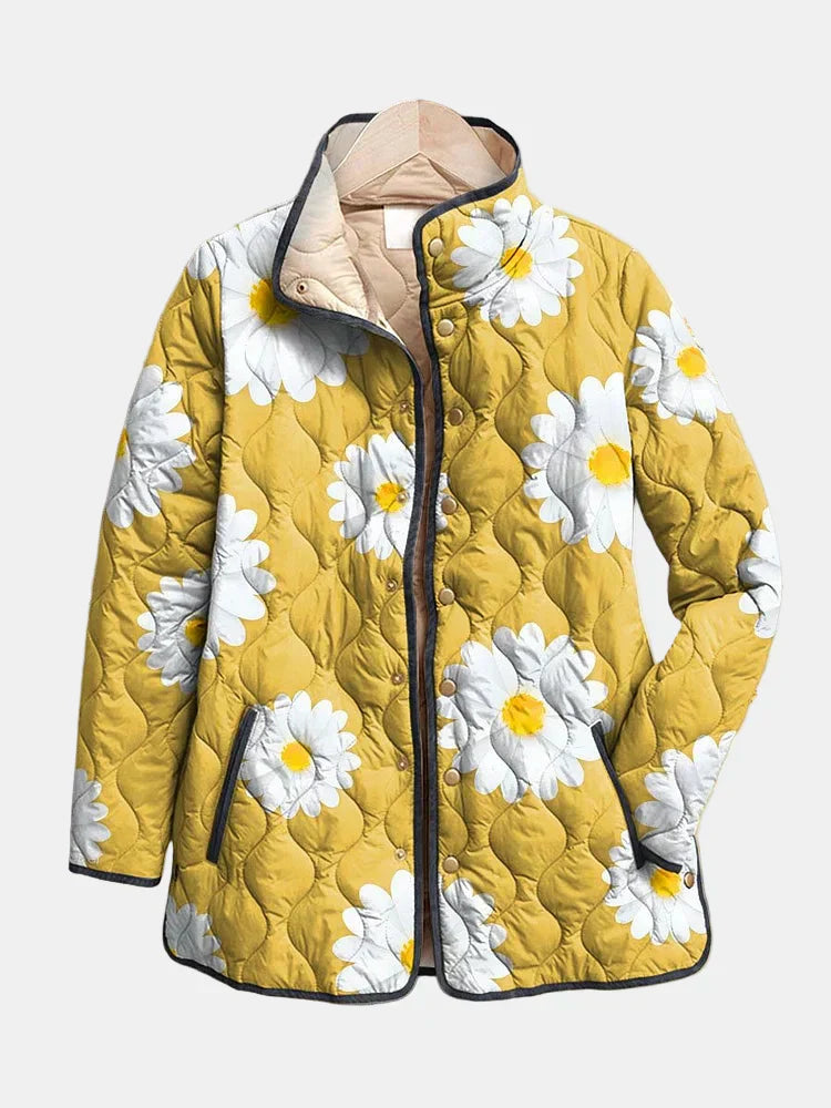 Justine | Charming Daisy Pattern Jacket