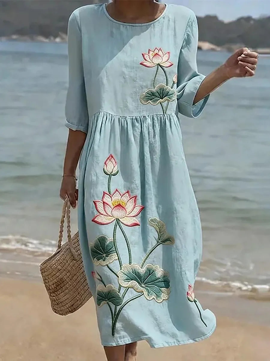 Rita | Elegant Floral Dress
