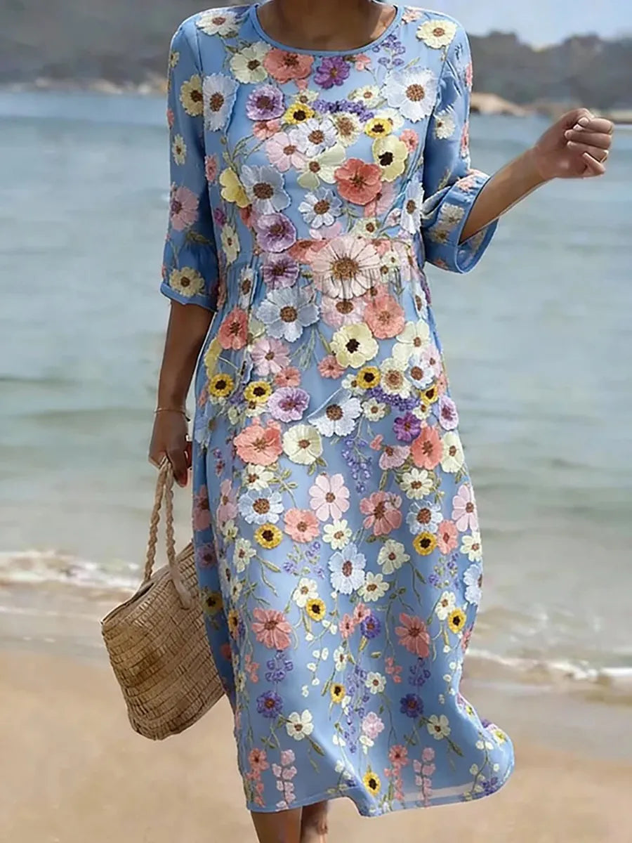 Kenya | Elegant Floral Dress