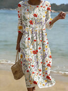 Christine | Elegant Floral Dress