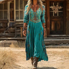 Marisela | Vintage-Inspired Long Sleeve Casual Dress