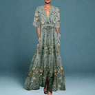 Rafaela | Elegant Maxi Dress with Floral Pattern