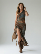 Mayra | Quiet Drape Midi Dress