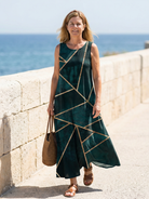 Kristin | Calm Tide Midi Dress