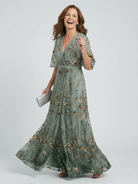 Katie | Halter Bloom Flow Maxi Dress