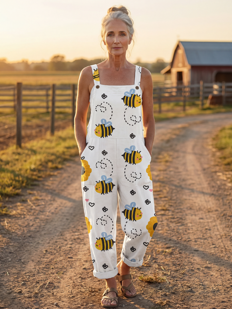 Lori | Bee Flower Jumpsuit