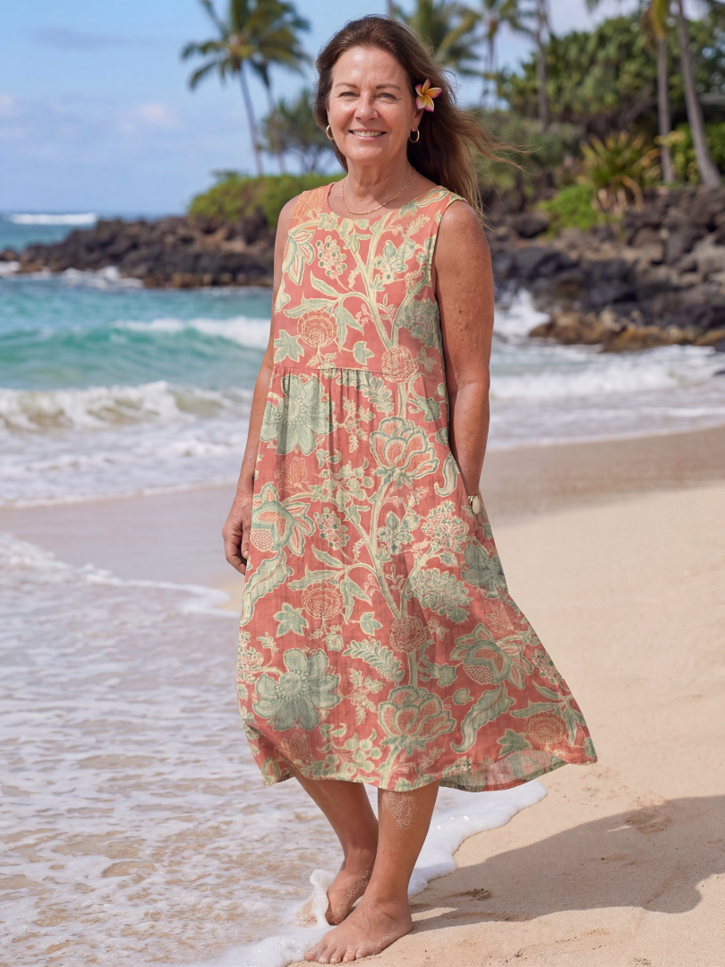 Diane | Beach Midi Dress