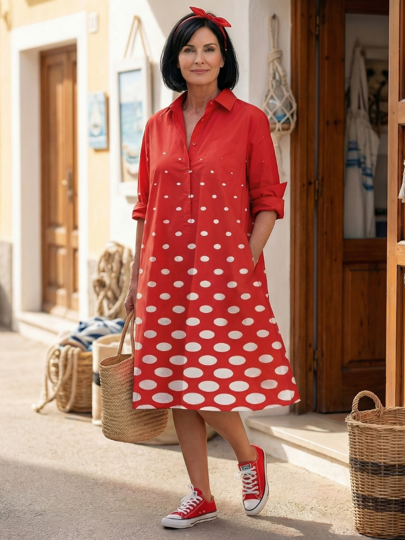 Yadira | Bright Day Dot Dress