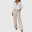 Christi | Elegant Two-Piece Set + Belt