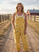 Pamela | Light Honeybee Jumpsuit