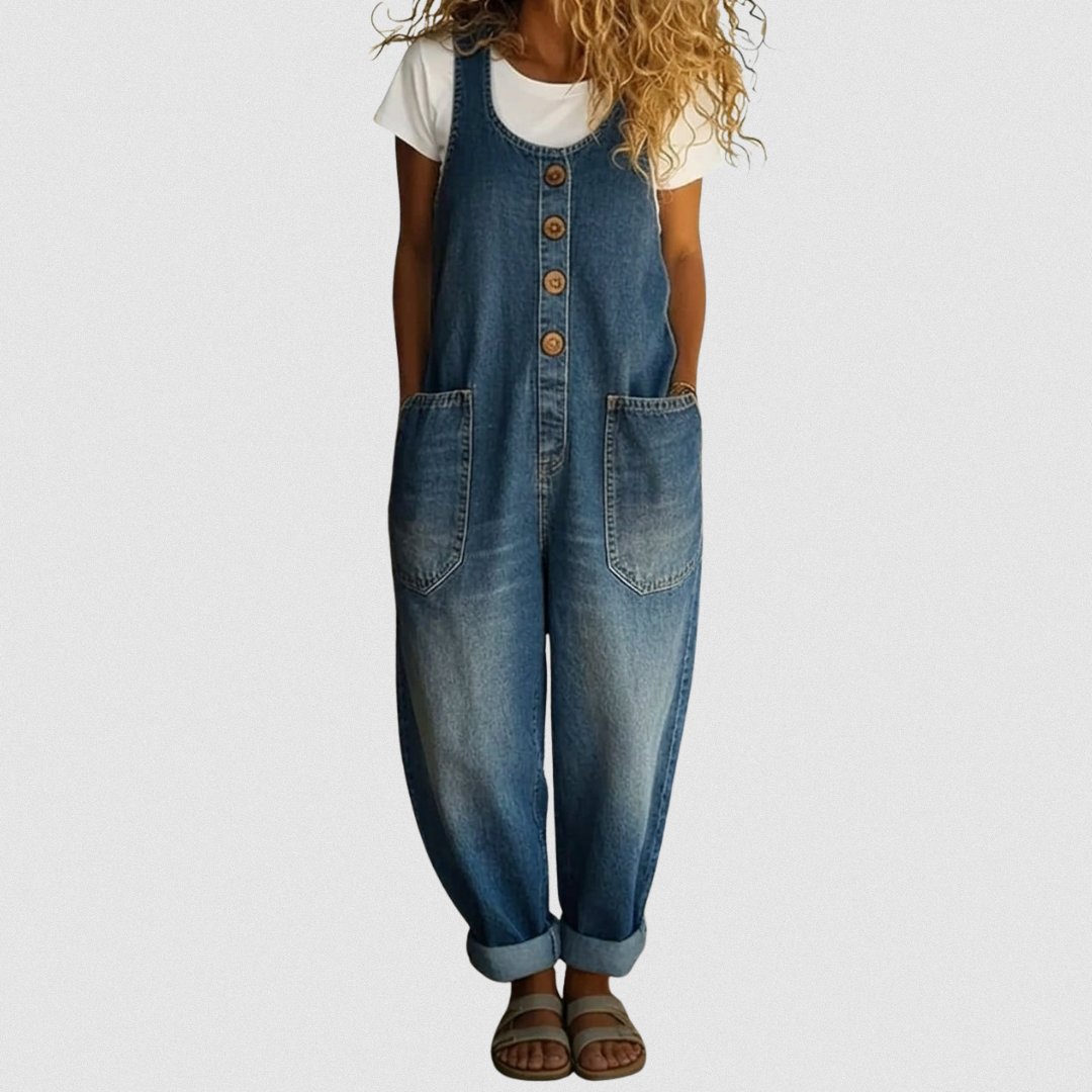 Aileen | Vintage Denim Jumpsuit