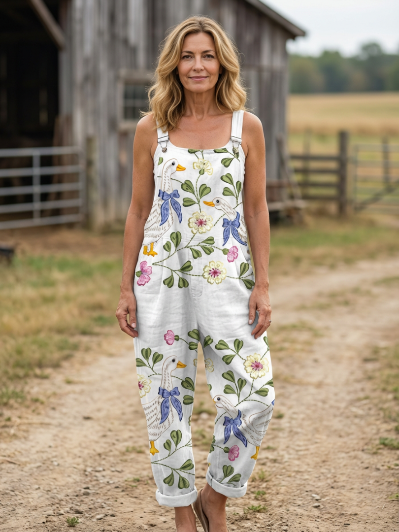 Stefanie | Peace Strap Jumpsuit