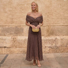 Mimi | Geometric Flow Dress