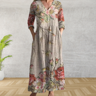 Lori | Elegant Floral Midi Dress