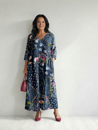 Jenni | Easy Gather Floral Midi Dress