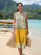 Kristie | Garden Dot Midi Dress