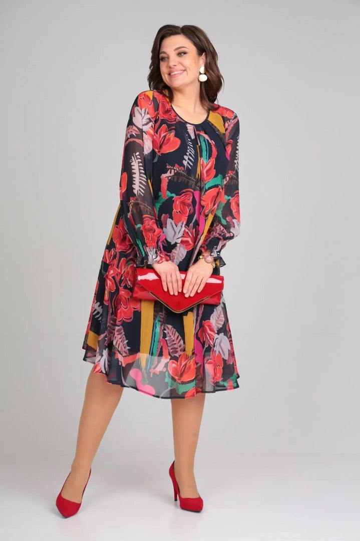 Haydee | Modern Floral Dress