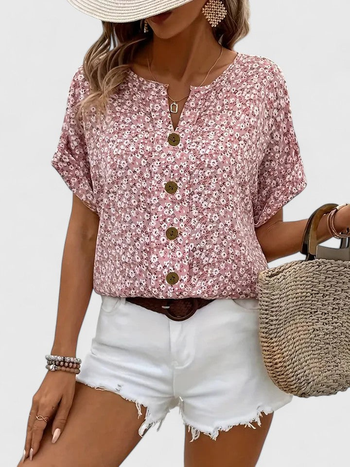 Madeline | Elegant Floral Summer Top