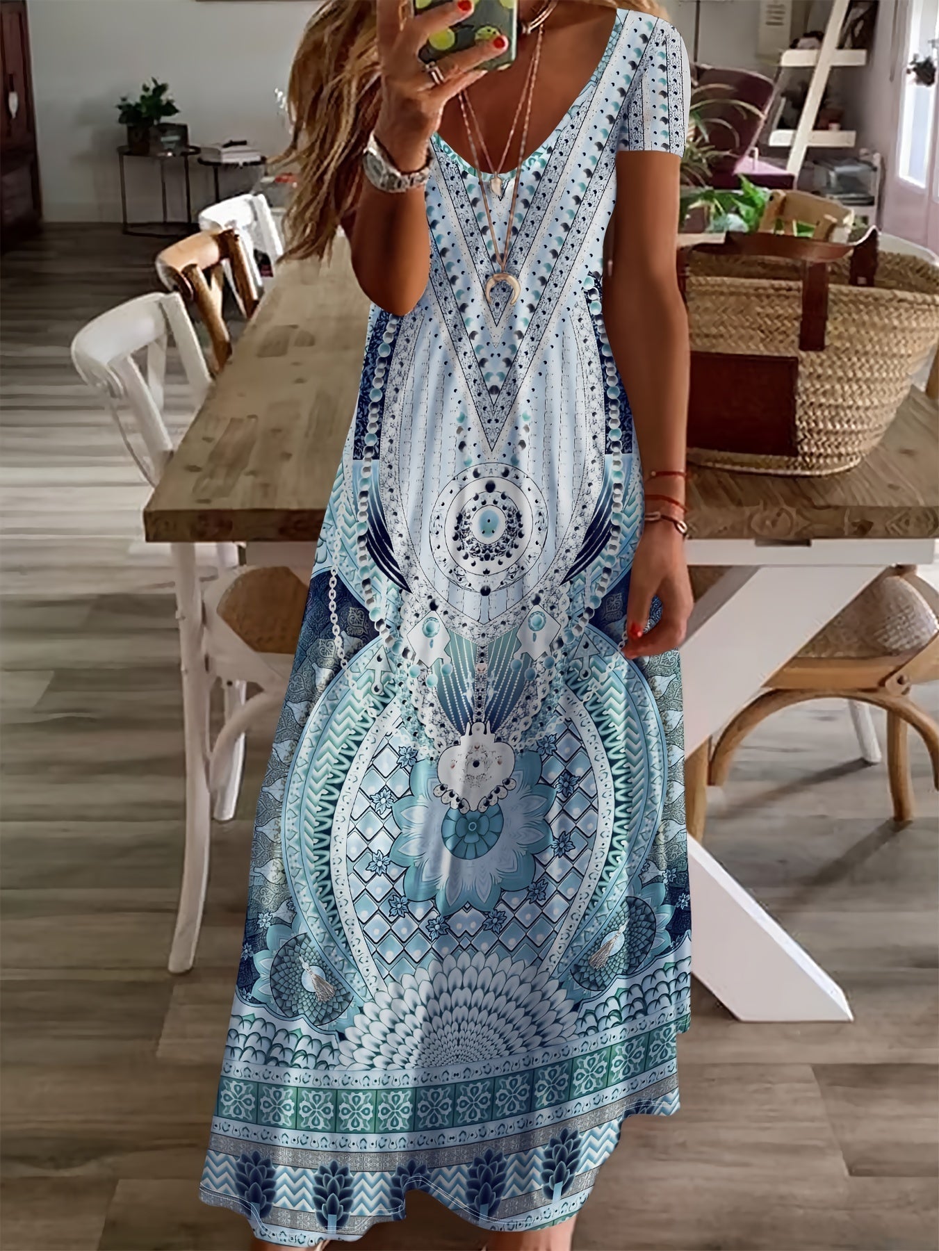 Gabi | Artistic Tummy-Flattering Dress