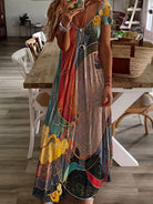 Vilma | Artistic Tummy-Flattering Dress