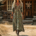 Shanna | Vintage-Inspired Long Sleeve Casual Dress
