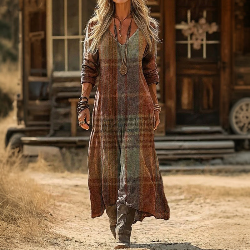 Nana | Vintage-Inspired Long Sleeve Casual Dress